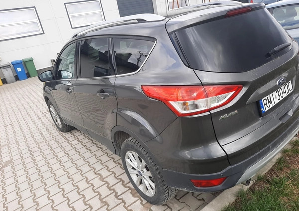 Ford Kuga cena 50999 przebieg: 161000, rok produkcji 2015 z Przecław małe 232